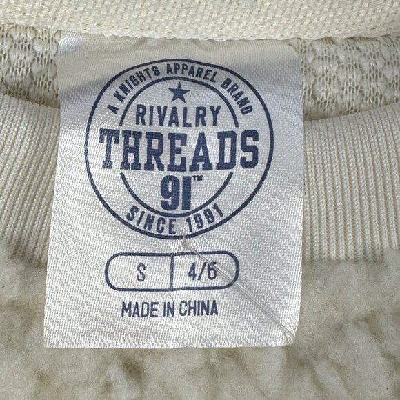 Rivalry Threads Women's Sz Small 4-6 Sweatshirt Sherpa UCF Knights Pullover New - Picture 5 of 15
